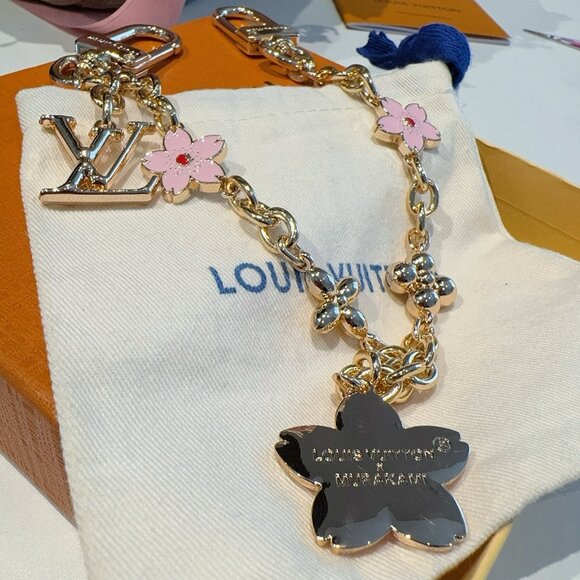 Louis Vuitton LV x TM Cherry Blossom Chain Bag Charm (M02540) - Picture 5 of 5